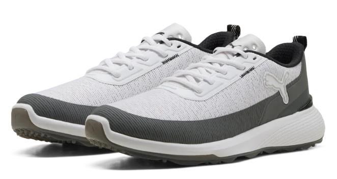 Puma Gruve Sport heren golfschoenen, wit/asgrijs