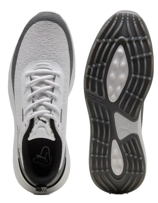 Puma Gruve Sport heren golfschoenen, wit/asgrijs