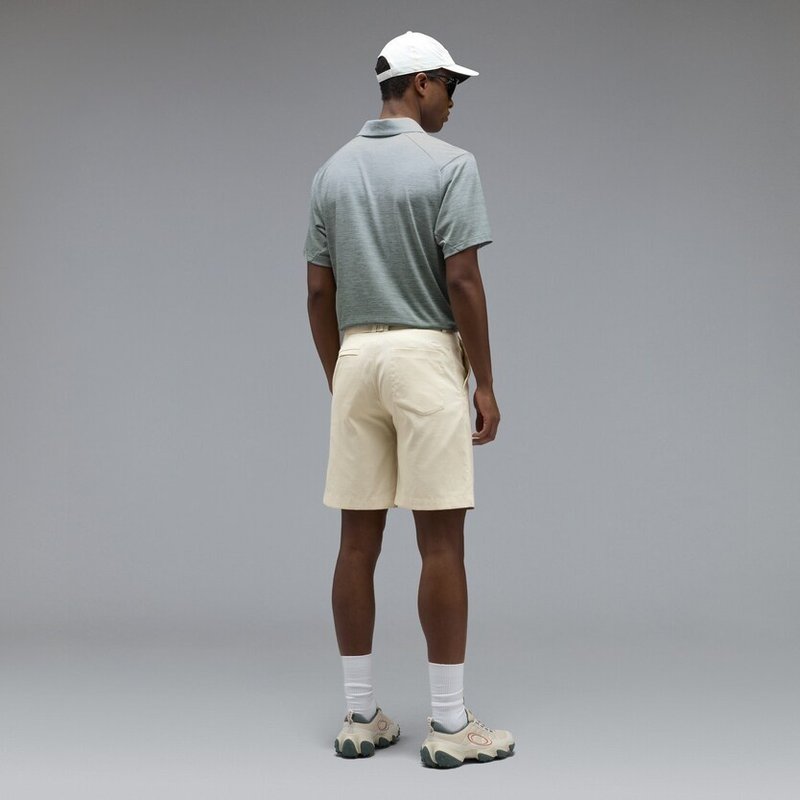 Oakley C1 Gradient heren polo, gradient faded green/white