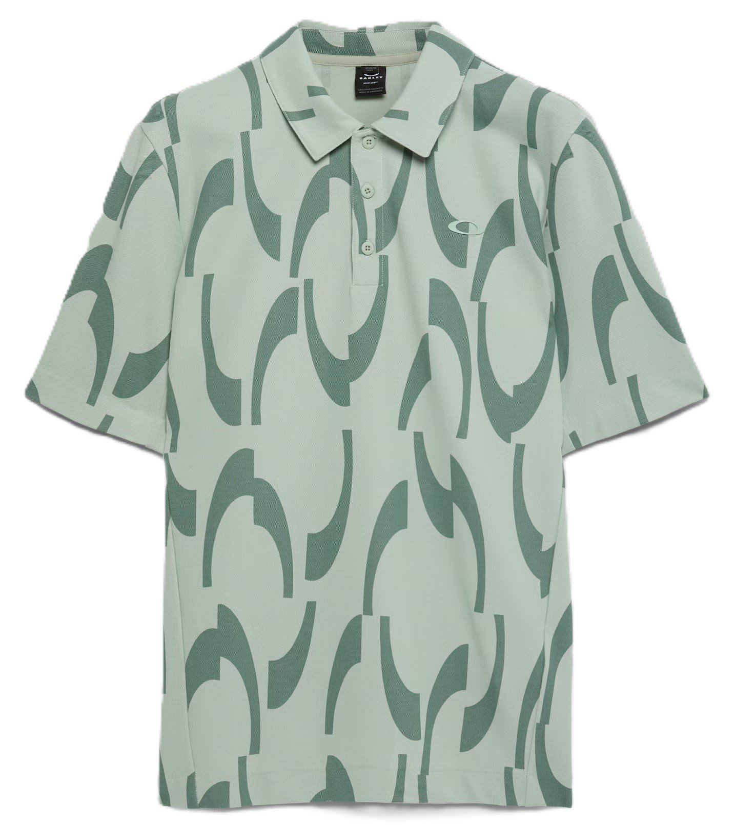 Oakley Tile O heren polo, faded green