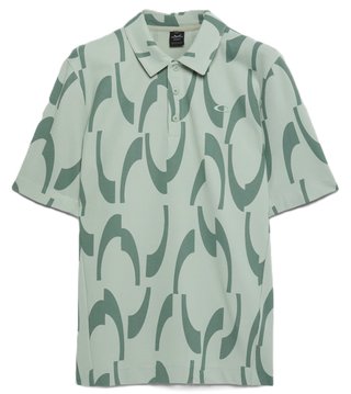 Oakley Tile O heren polo, faded green