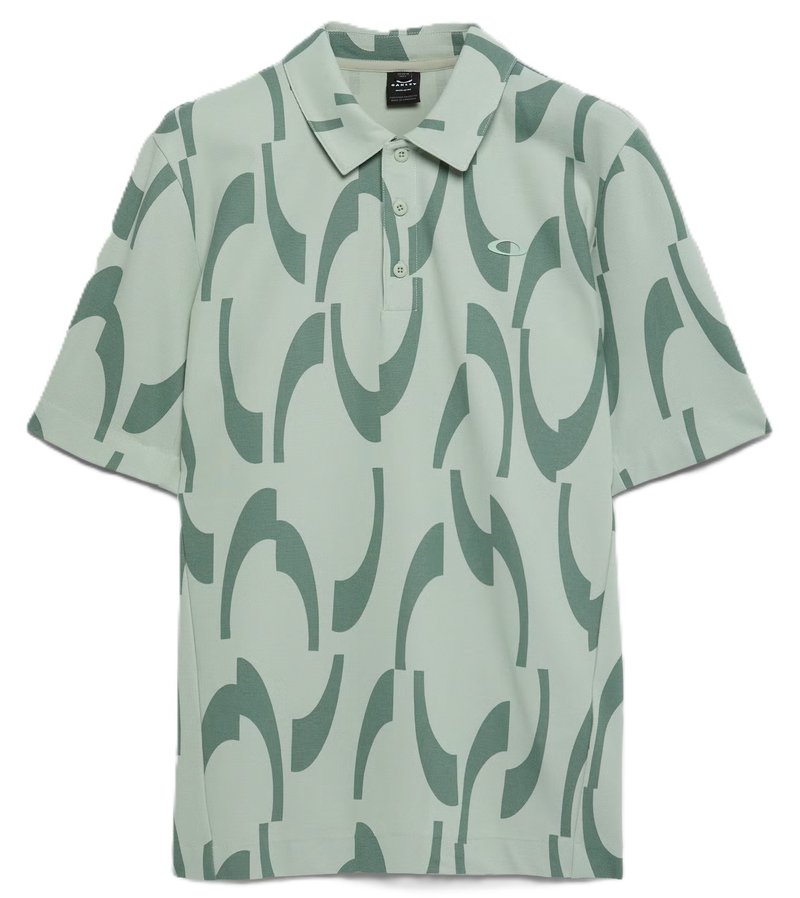 Oakley Tile O heren polo, faded green