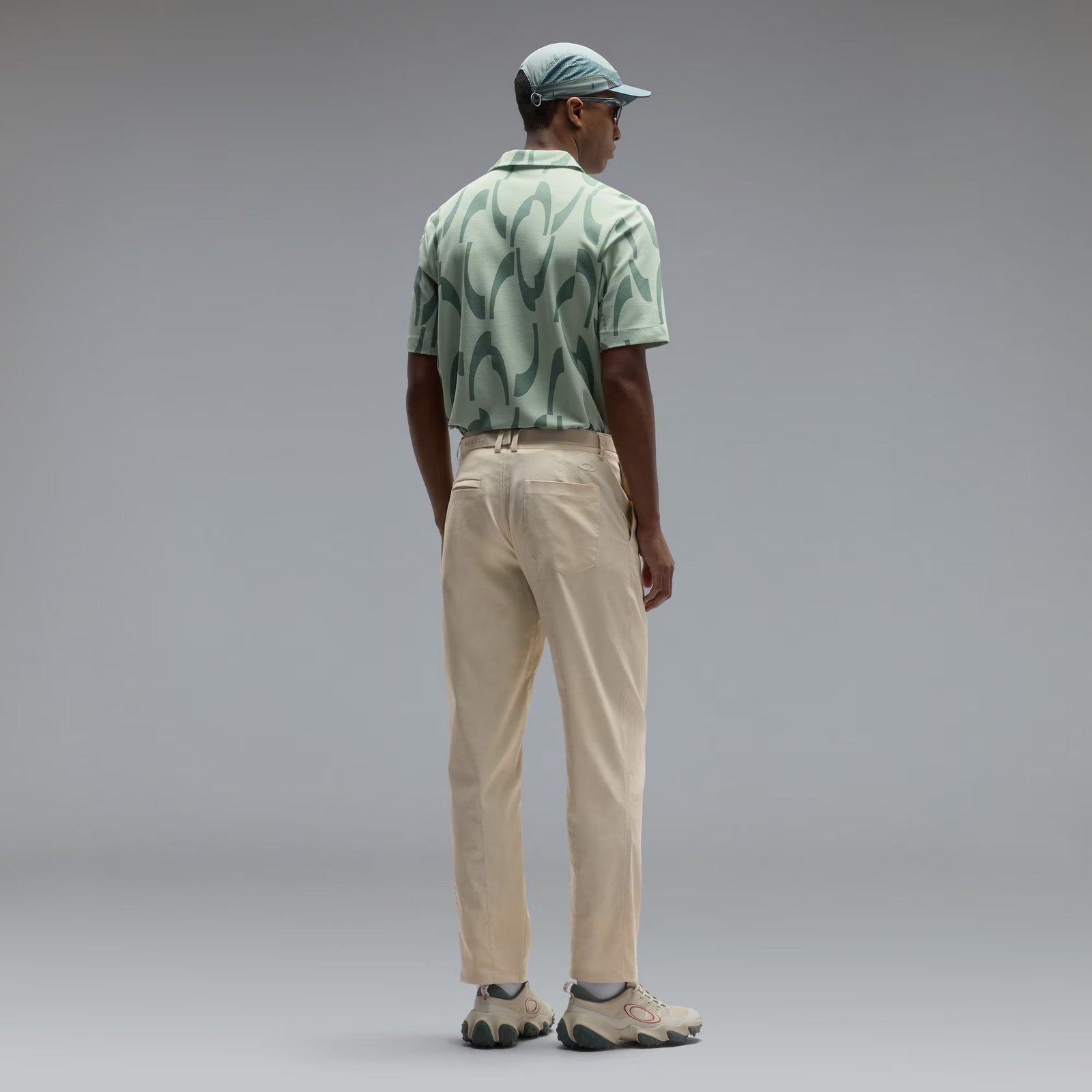 Oakley Tile O heren polo, faded green