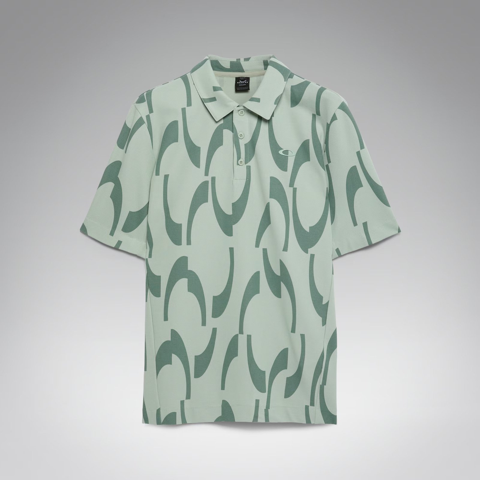 Oakley Tile O heren polo, faded green