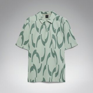 Oakley Tile O heren polo, faded green