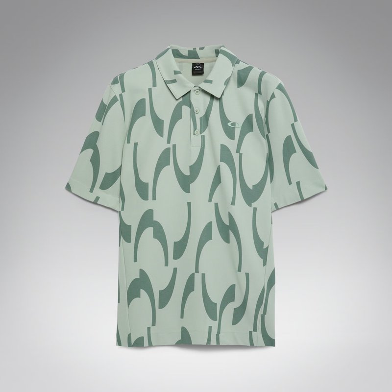 Oakley Tile O heren polo, faded green