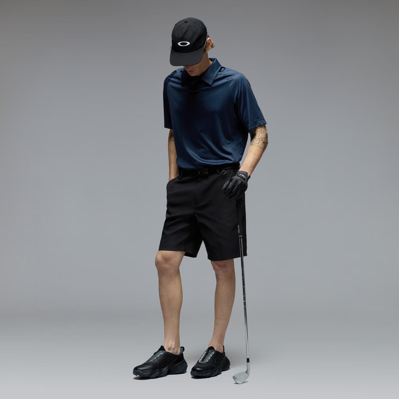 Oakley C1 Overcast heren polo, abyss