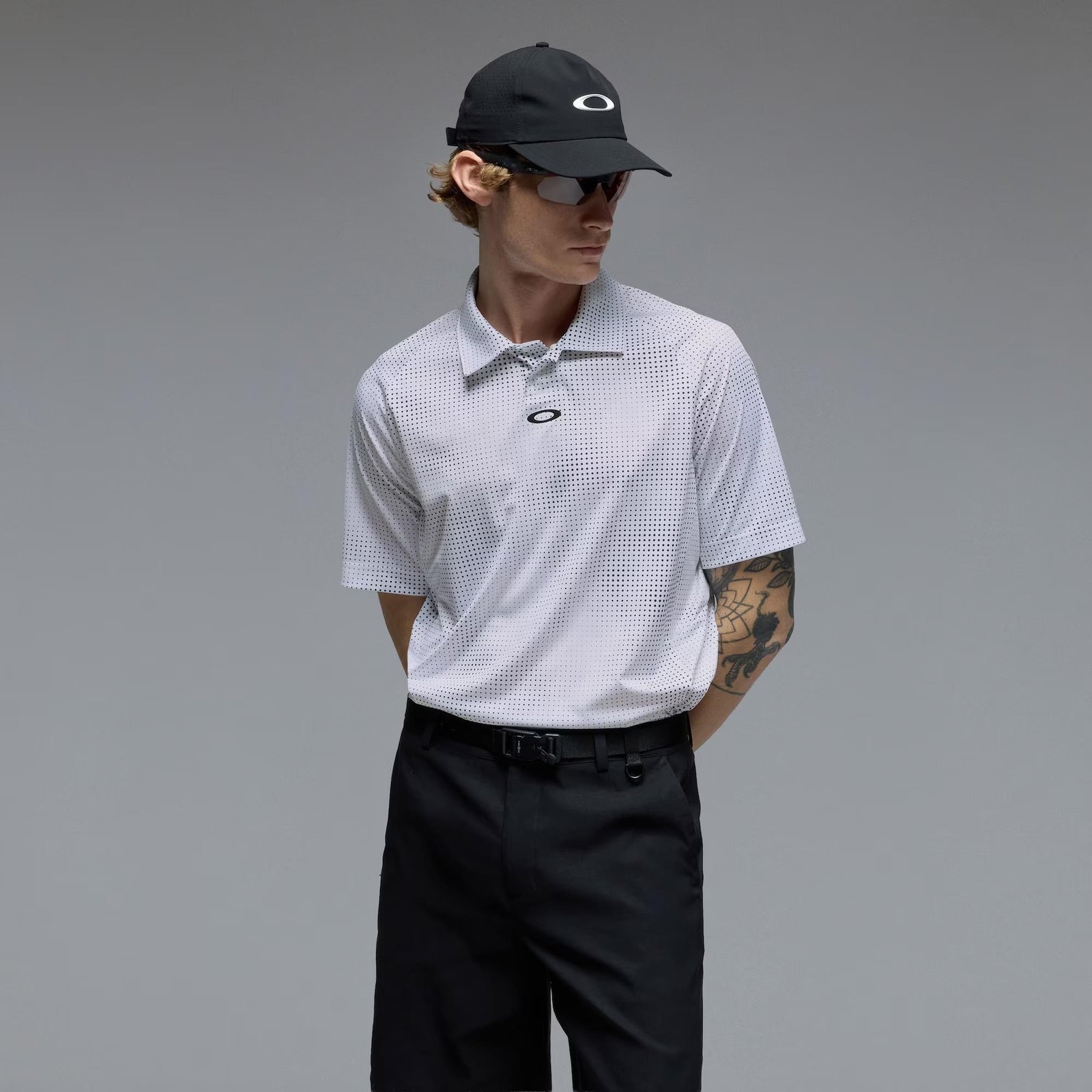 Oakley C1 Overcast heren polo, wit