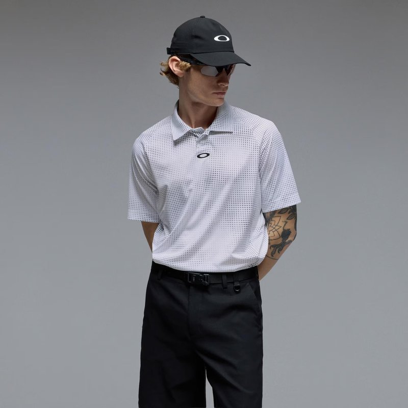 Oakley C1 Overcast heren polo, wit