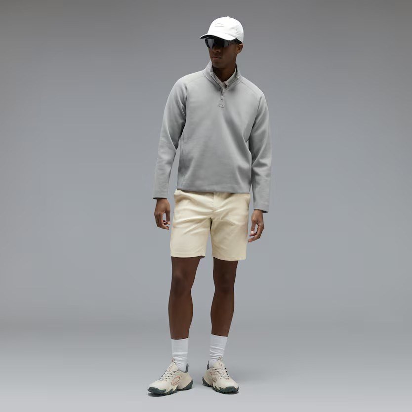 Oakley Platform Quater Zip heren sweater, cement