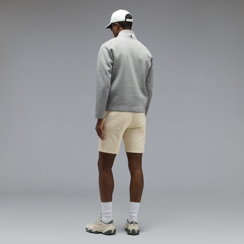 Oakley Platform Quater Zip heren sweater, cement