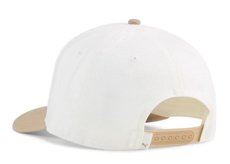 Puma Jupiter heren golfpet, warm white/ice coffee