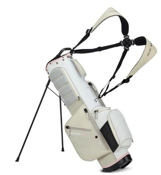 Big Max Aqua Seven H stand bag, wit/wit/roze
