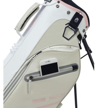 Big Max Aqua Seven H stand bag, wit/wit/roze