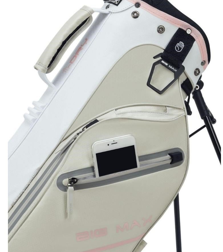 Big Max Aqua Seven H stand bag, wit/wit/roze