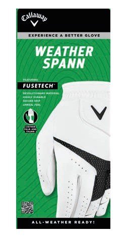 Callaway Weather Spann dameshandschoen, wit