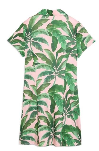 Puma X Mumu Palm dames jurk, rose blossom/opal green
