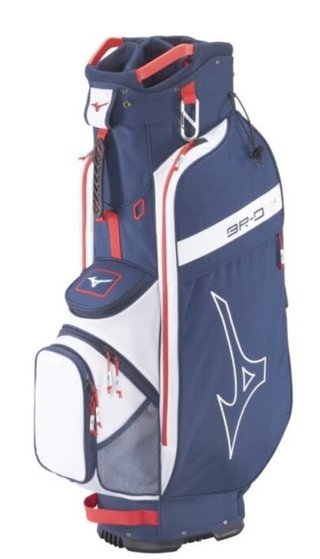 Mizuno BR-D3 cart bag, navy/red