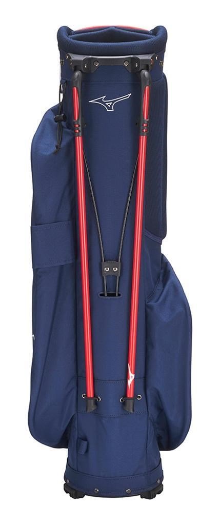 Mizuno BR-D3 stand bag, navy/red