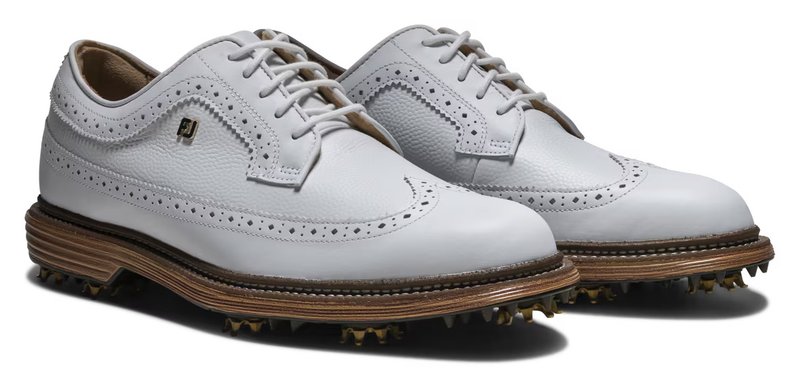 FootJoy Premiere Series Marquis heren golfschoenen, wit/bruin
