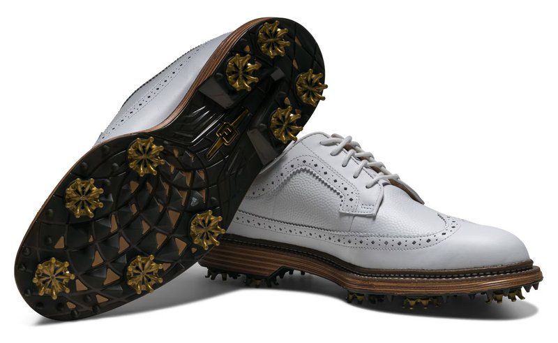 FootJoy Premiere Series Marquis heren golfschoenen, wit/bruin