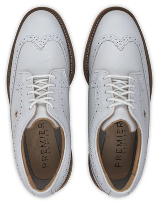 FootJoy Premiere Series Marquis heren golfschoenen, wit/bruin