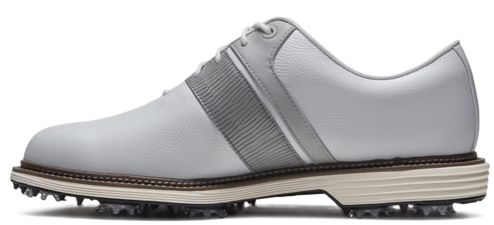FootJoy Premiere Series Packard heren golfschoenen, wit/grijs