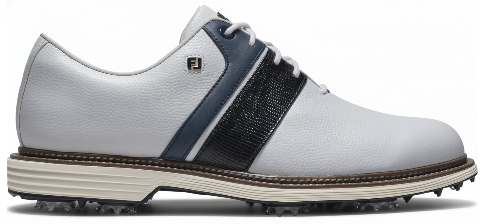 FootJoy Premiere Series Packard heren golfschoenen, wit/marine