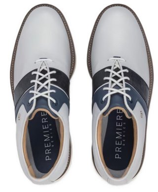 FootJoy Premiere Series Packard heren golfschoenen, wit/marine
