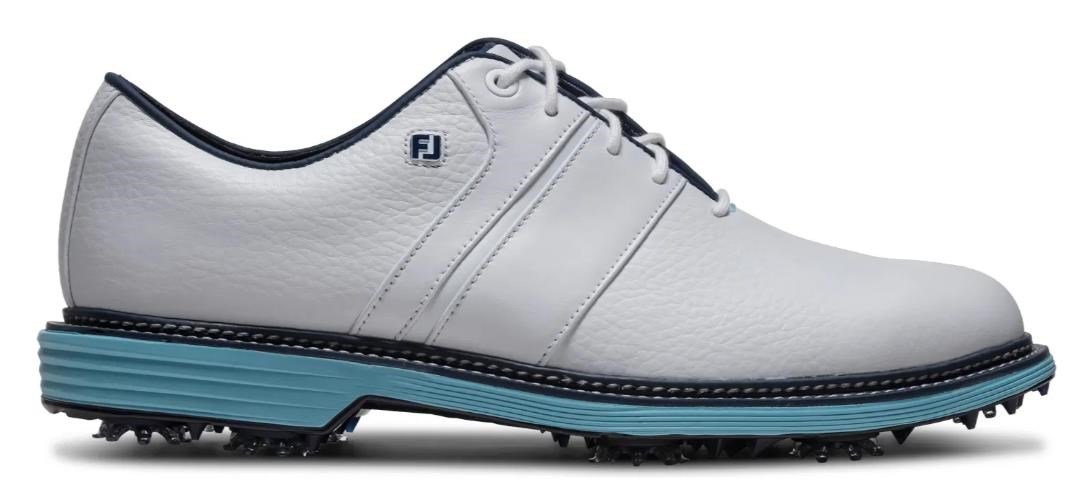 FootJoy Premiere Series Packard heren golfschoenen, wit/blauw