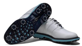 FootJoy Premiere Series Packard heren golfschoenen, wit/blauw