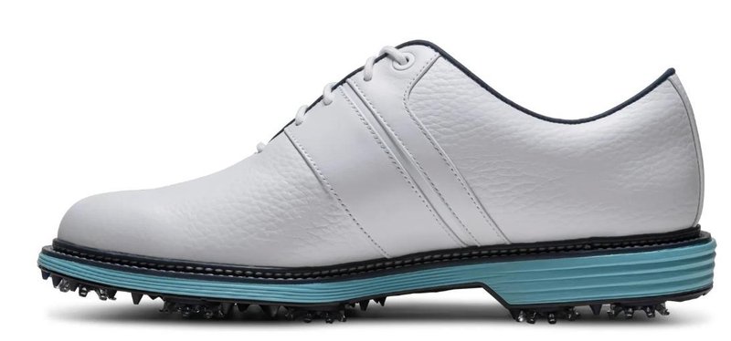 FootJoy Premiere Series Packard heren golfschoenen, wit/blauw