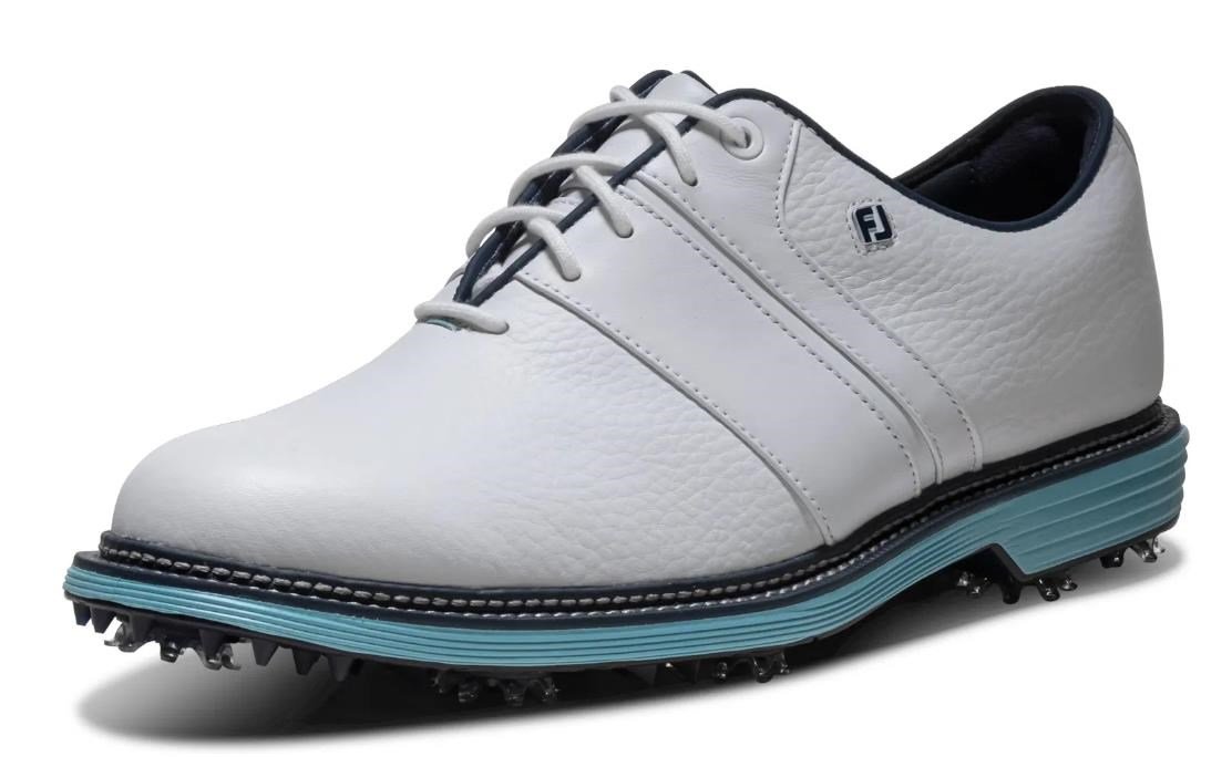 FootJoy Premiere Series Packard heren golfschoenen, wit/blauw