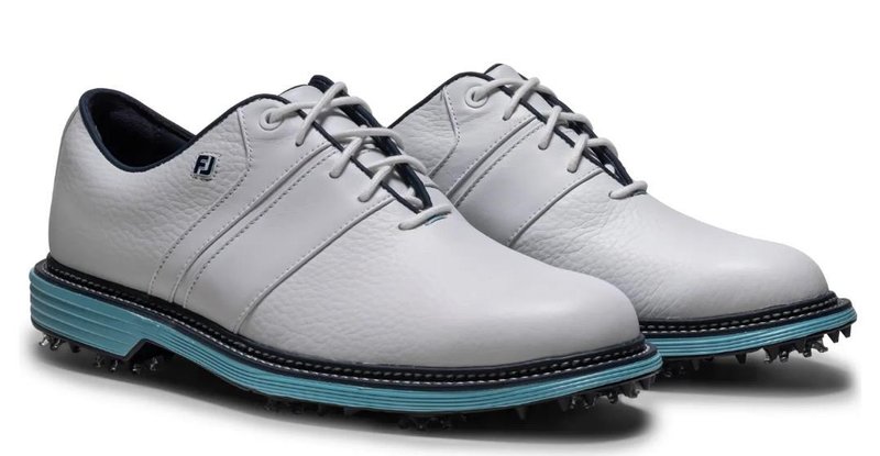 FootJoy Premiere Series Packard heren golfschoenen, wit/blauw