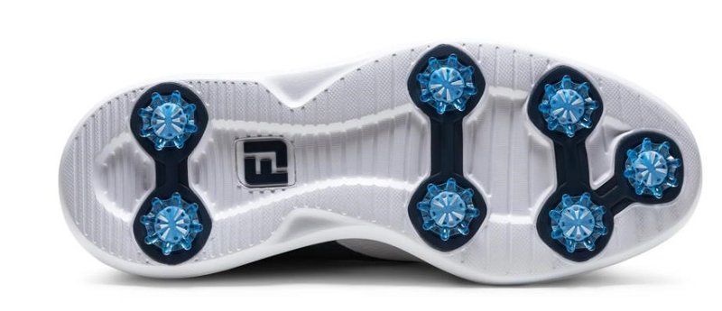 FootJoy Traditions heren golfschoenen, wit/blauw