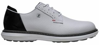 FootJoy FootJoy Traditions Spikeless heren golfschoenen, wit/zwart