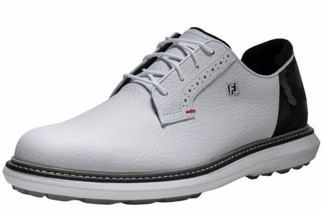 FootJoy FootJoy Traditions Spikeless heren golfschoenen, wit/zwart