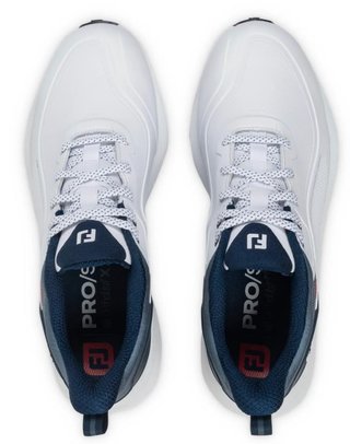 FootJoy Pro/SL heren golfschoenen, wit/blauw