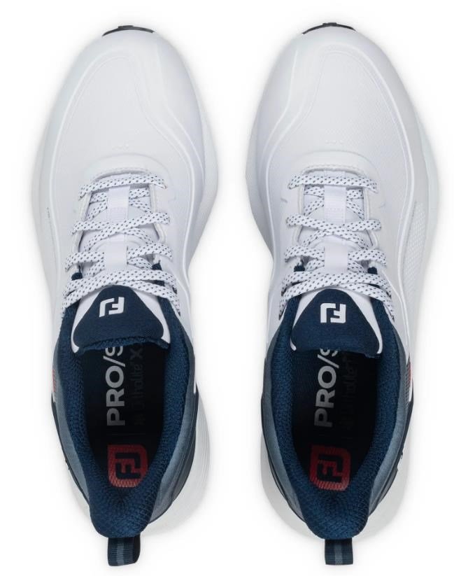 FootJoy Pro/SL heren golfschoenen, wit/blauw