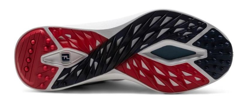FootJoy Pro/SL heren golfschoenen, wit/blauw
