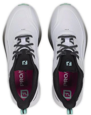 FootJoy Pro/SL heren golfschoenen, wit/zwart