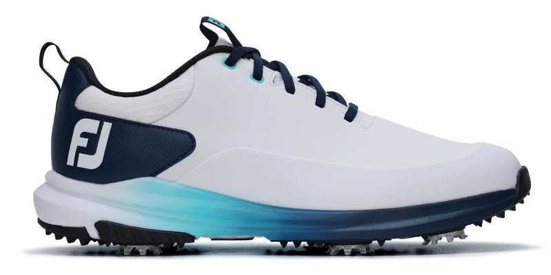 FootJoy Tour Rival heren golfschoenen, wit/blauw