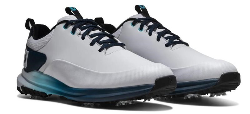 FootJoy Tour Rival heren golfschoenen, wit/blauw