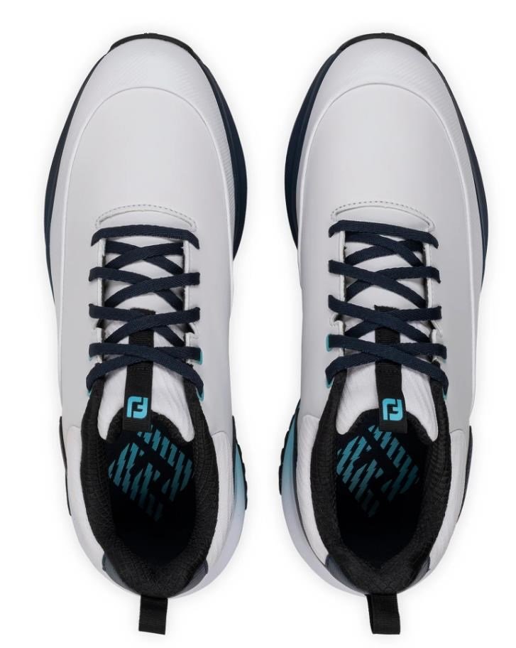 FootJoy Tour Rival heren golfschoenen, wit/blauw