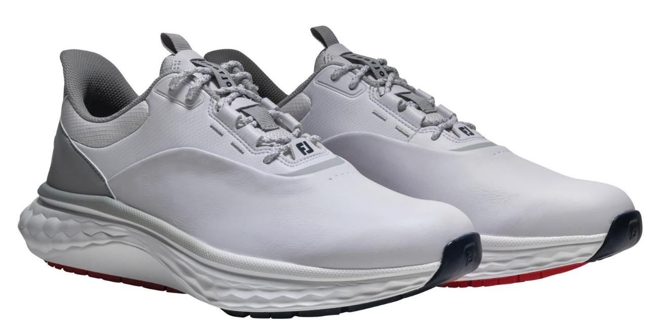 FootJoy Quantum heren golfschoenen, wit/grijs