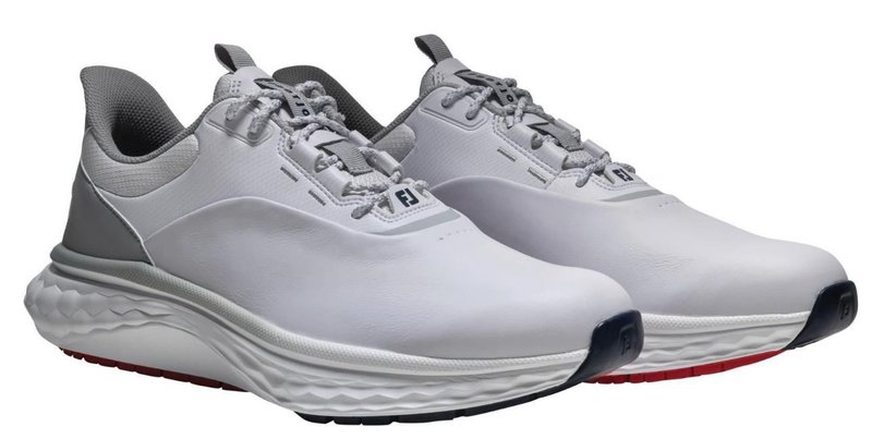 FootJoy Quantum heren golfschoenen, wit/grijs
