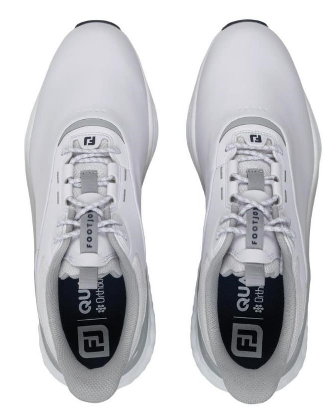 FootJoy Quantum heren golfschoenen, wit/grijs
