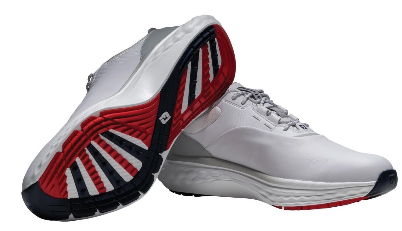 FootJoy Quantum heren golfschoenen, wit/grijs