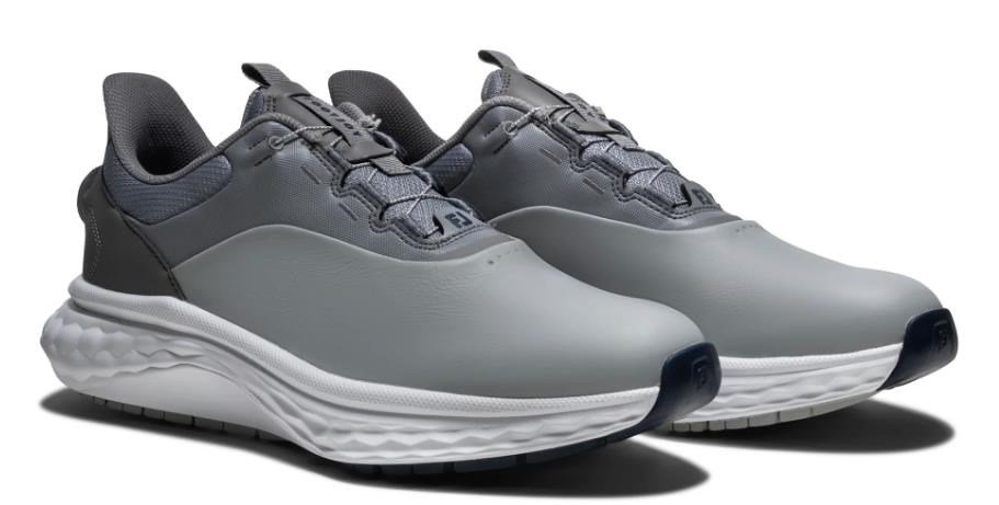 FootJoy Quantum heren golfschoenen, wit/grijs