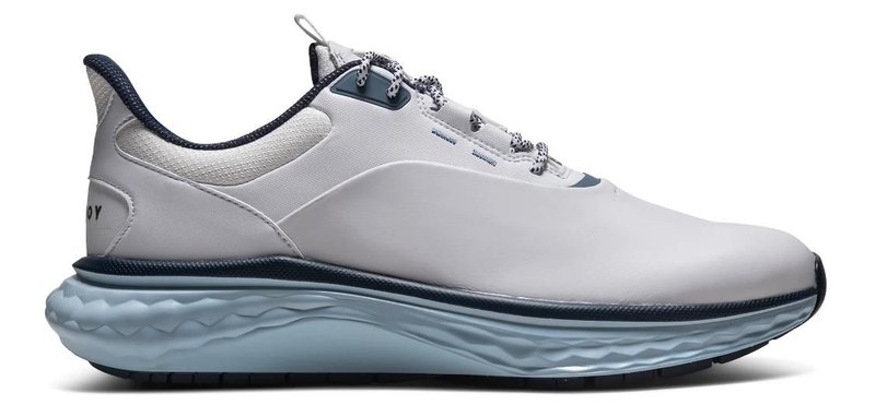FootJoy Quantum heren golfschoenen, wit/blauw